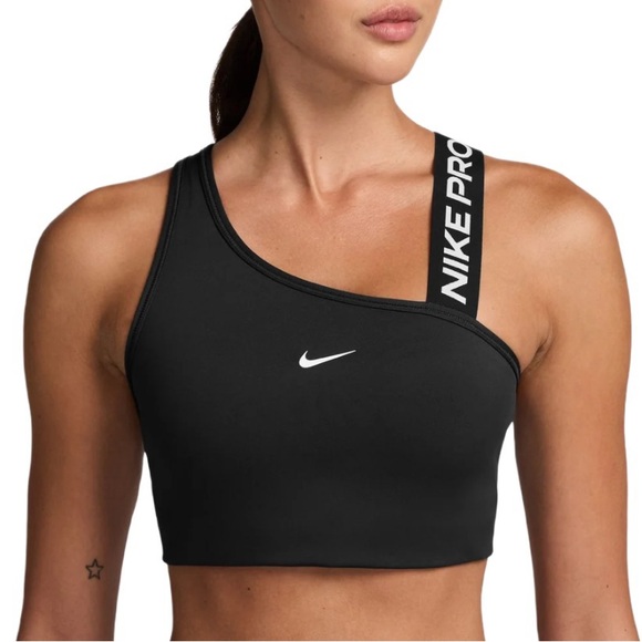 Nike Other - NWT Nike Pro Asymmetrical Padded Sports Bra